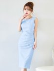 パウダーブルー　モデル：ゆめ　身長：160cm　着用サイズ：8号(Sサイズ)