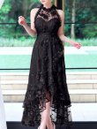 ブラック　モデル：ゆめ　身長：160cm　着用サイズ：８号(Sサイズ)