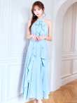 パウダーブルー　モデル：りな　身長：160cm　着用サイズ：8号(Sサイズ)