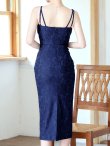 ネイビー　モデル：ゆめ　身長：160cm　着用サイズ：8号(Sサイズ)