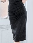 ブラック　モデル：真優川咲　身長：158cm　着用サイズ：8号(Sサイズ)