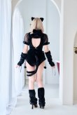 画像7: 【即日発送】【ハロウィンコスプレ9点セット】ベルベットキャットレオタード【Malymoon/マリームーン】	[HC03] (7)