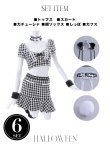 画像38: 値下げ！【即日発送】【ハロウィン】ツイードキャットセットアップ 【コスプレ6点セット】 【XS-Mサイズ/4カラー】[YMT] (38)