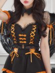 画像15: 【即日発送！】【ハロウィン】レースアップデビルスカートセットアップ 【コスプレ6点セット】[YMT-H] (15)