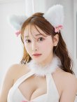 画像16: 【即日発送！】【ハロウィン】白猫アメスリニットワンピース 【コスプレ3点セット】【XS-Lサイズ/1カラー】[YMT] (16)