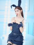画像8: 【即日発送！】【ハロウィン】 バニーデニムワンピース【コスプレ5点セット】 【XS-Lサイズ/1カラー】[YMT] (8)