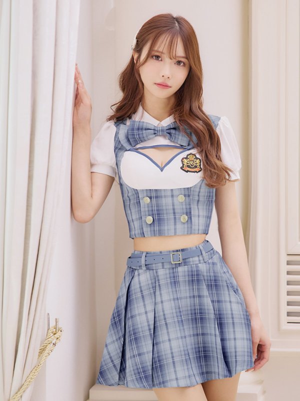 画像16: 【即日発送！】【ハロウィン】アイドルスクールガールセットアップ 【コスプレ5点セット】[OF04] (16)