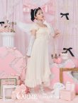画像2: 【即日発送！】【ハロウィン】 天使プリーツスカートワンピ 【コスプレ5点セット】 【S-XLサイズ/１カラー】[YMT-H] (2)