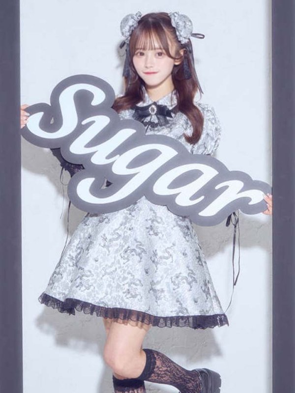 画像1: 【ハロウィン】アームウォーマー付きフレアスカートチャイナ 【コスプレ5点セット】 【S-XLサイズ/4カラー】[HC03] (1)