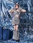 画像11: 【PyunA.コラボ】 【即日発送！】【ハロウィン】フード付きウルフセットアップ 【コスプレ7点セット】 【XS-Mサイズ/1カラー】[YMT] (11)
