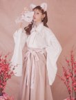 画像15: 【ノベルティ対象】【即日発送！】【ハロウィン】猫巫女レース袴 【コスプレ5点セット】 【FREEサイズ/2カラー】[OF01-OMN] (15)