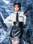画像10: 【即日発送】【ハロウィン】 レザーポリスワンピースコスプレ 【コスプレ4点セット】 【XS-Mサイズ/1カラー】(YMT06-SV)[YMT-B] (10)
