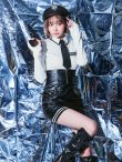 画像2: 【即日発送】【ハロウィン】 レザーポリスワンピースコスプレ 【コスプレ4点セット】 【XS-Mサイズ/1カラー】(YMT06-SV)[YMT-B] (2)