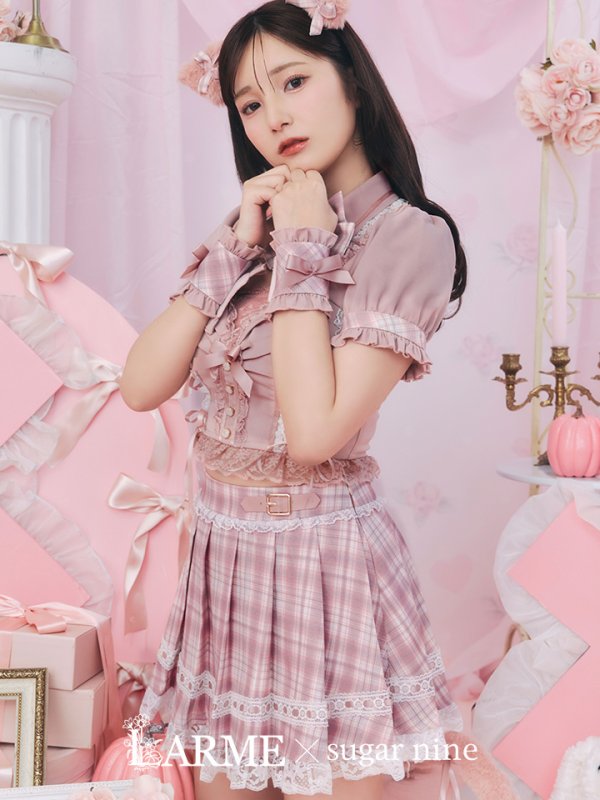 画像38: 【即日発送！】【sugar nine×マリームーンコラボ】 【ハロウィン】マリームーンコラボ制服ネコセットアップ 【コスプレ7点セット】 【XS-Lサイズ/2カラー】[OF04] (38)