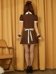 ブラウン　モデル:三上悠亜　身長:159cm　着用サイズ:Sサイズ