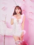 画像11: 【ハロウィン】 ファーキャミレースバニーガール 【コスプレ6点セット】 【XS-Mサイズ/2カラー】[YMT]【一部予約商品/5月上旬発送予定】 (11)