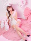画像18: 【ハロウィン】 ファーキャミレースバニーガール 【コスプレ6点セット】 【XS-Mサイズ/2カラー】[YMT]【一部予約商品/5月上旬発送予定】 (18)