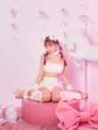 画像8: 【即日発送】【ハロウィン】 もこもこキャットリボンセットアップ 【コスプレ6点セット】 【Fサイズ/3カラー】[OF01] (8)