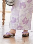 画像6: 【即日発送】【高級浴衣】薄紫に椿浴衣三点セット[YMT] (6)