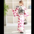 画像5: 【即日発送】【高級浴衣】椿浴衣三点セット[YMT] (5)
