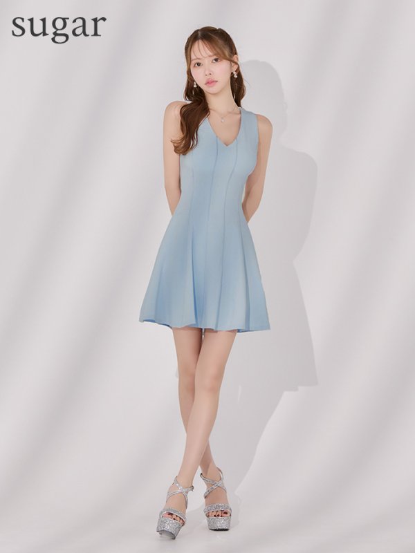 ブルー モデル:ゆめ 身長:160cm 着用サイズ:Sサイズ