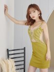 画像9: 【Jessica/ジェシカ】ウエストカット/ シアーレース/ ビジュー/ キャミソール/ ストレッチ/ タイト/ ミニドレス/ キャバドレス【HC03】 (9)