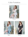 画像18: 【Kylie/カイリー】マーメイド/ フロントジップ/ 総レース/ 半袖/ 五分袖/ 袖あり/ フィッシュテール/ 膝丈/ ミディアムドレス/ キャバドレス【HC03】 (18)