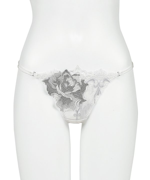 ラビリンス Tバック　カラー：ホワイト