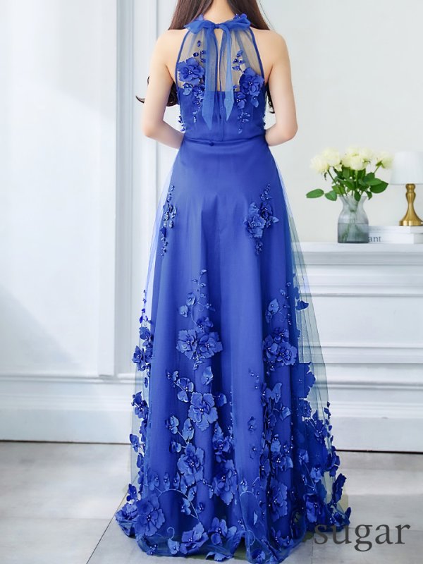 ロイヤルブルー モデル:るな 身長:159cm 着用サイズ:8号(Sサイズ)