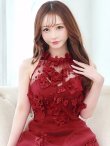 ダークレッド モデル：真優川咲　身長：158cm　着用サイズ：8号(Sサイズ)