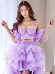 ラベンダー　モデル：真優川咲　身長：158cm　着用サイズ：8号(Sサイズ)