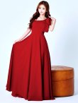 ダークレッド　モデル：真優川咲　身長：158cm　着用サイズ：Sサイズ