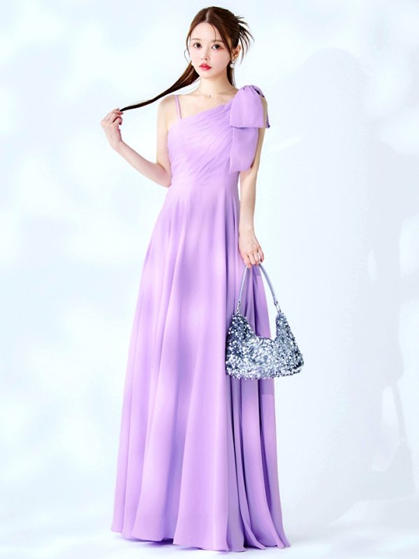 ラベンダー　モデル：ゆめ　身長：160cm　着用サイズ：Sサイズ