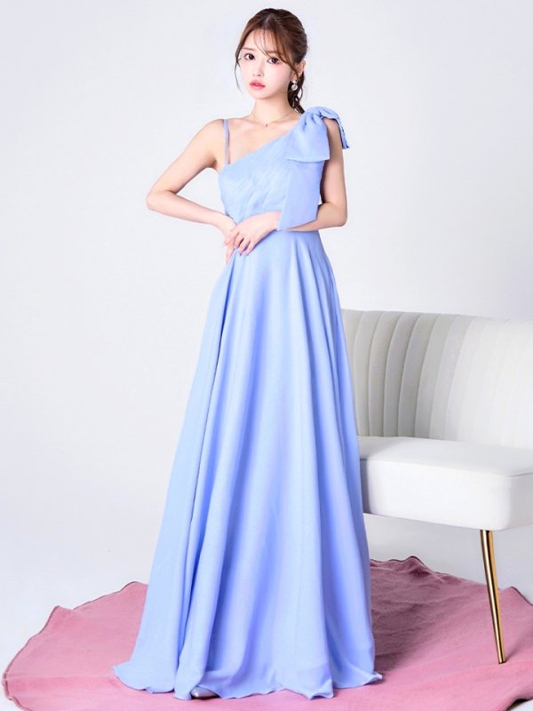 パウダーブルー　モデル：ゆめ　身長：160cm　着用サイズ：Sサイズ