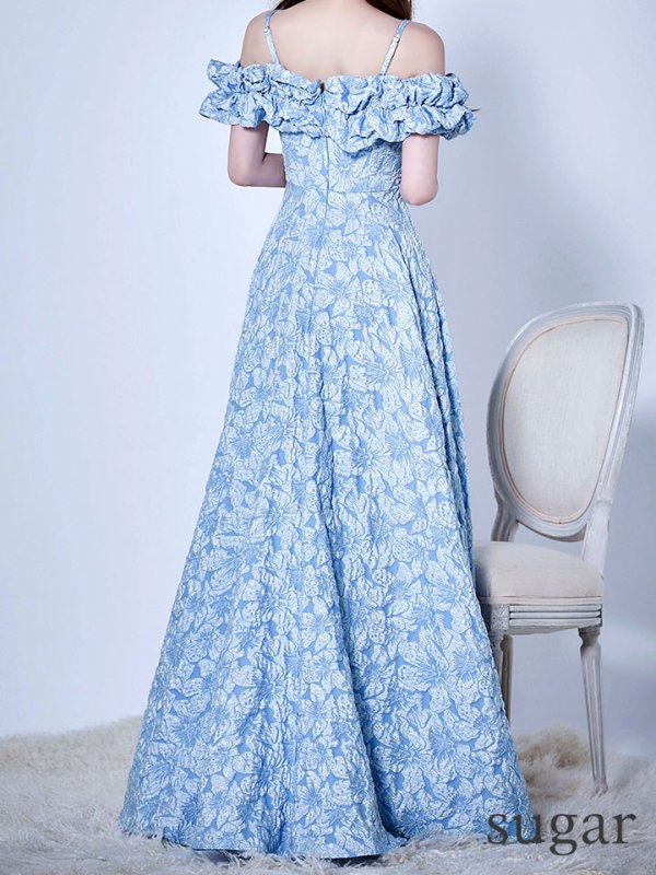 ブルー モデル：ゆめ　身長：160cm　着用サイズ：8号(Sサイズ)