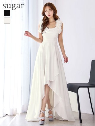 ナイトドレス　キャバドレス　ロングドレス　ホワイト tika_tk-md6708