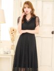 画像16: XS-Lサイズあり 【GINZA COUTURE/銀座クチュール】シースルー/ ワンカラー/ 半袖/ マキシ丈/ワンピース/ミニドレス/ キャバドレス[OF2] (16)