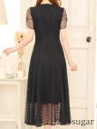 画像19: XS-Lサイズあり 【GINZA COUTURE/銀座クチュール】シースルー/ ワンカラー/ 半袖/ マキシ丈/ワンピース/ミニドレス/ キャバドレス[OF2] (19)