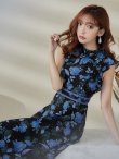 画像18: XS-Lサイズあり 【GINZA COUTURE/銀座クチュール】フラワープリント/ ノースリーブ/ フレア/ ミディアム丈/ ひざ丈/ ワンピース/ キャバドレス[OF2] (18)