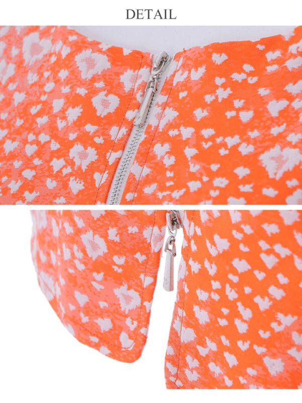 画像19: XS-Lサイズあり 【GINZA COUTURE/銀座クチュール】フロントジップ/ レオパード柄/ ポケット付き/ ジャガード/ タイト/ ひざ丈/ ワンピース/ ミディアムドレス/ キャバドレス[OF2] (19)