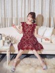 画像17: XS-Lサイズあり 【GINZA COUTURE/銀座クチュール】レース/ ワンカラー/ ノースリーブ/ Aライン/ フレア/ 膝丈/ ミディアムドレス/ キャバドレス[OF2] (17)