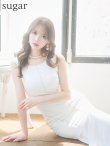 XS-Lサイズあり【GINZA COUTURE/銀座クチュール】シンプル/ ワンカラー/ ノースリーブ/ マーメイド/ ミディアム丈/ ワンピース/ ミディアムドレス/ キャバドレス　ホワイト