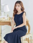 画像26: XS-Lサイズあり 【GINZA COUTURE/銀座クチュール】シンプル/ ワンカラー/ ノースリーブ/ マーメイド/ ミディアム丈/ ワンピース/ ミディアムドレス/ キャバドレス[OF2] (26)