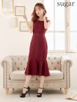 画像8: XS-Lサイズあり 【GINZA COUTURE/銀座クチュール】シンプル/ ワンカラー/ ノースリーブ/ マーメイド/ ミディアム丈/ ワンピース/ ミディアムドレス/ キャバドレス[OF2] (8)