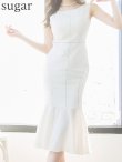 画像19: XS-Lサイズあり 【GINZA COUTURE/銀座クチュール】シンプル/ ワンカラー/ ノースリーブ/ マーメイド/ ミディアム丈/ ワンピース/ ミディアムドレス/ キャバドレス[OF2] (19)