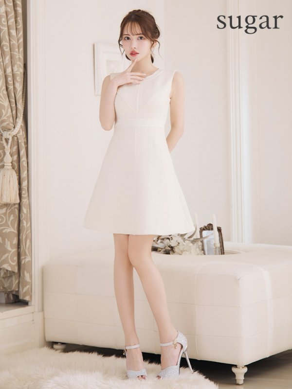 ホワイト モデル:ゆめ 身長:160cm 着用サイズ:XSサイズ