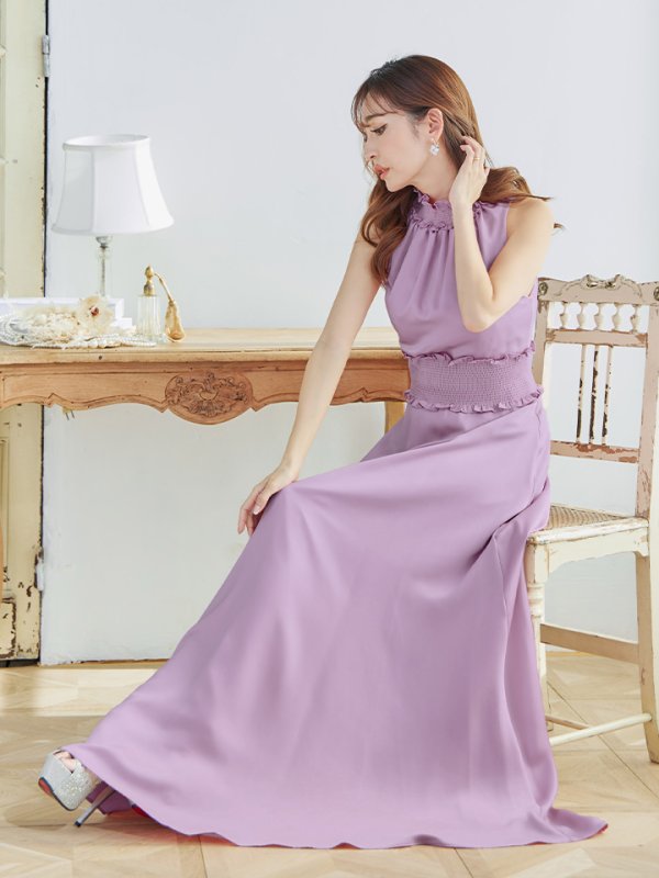 ラベンダー モデル:杉山佳那恵 身長:158cm 着用サイズ:5号(XSサイズ)