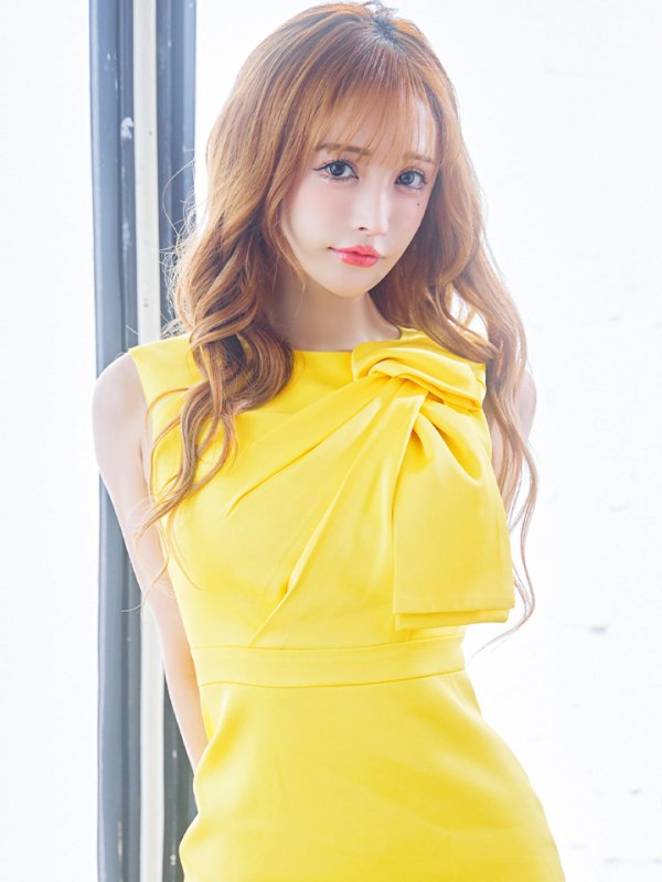 画像24: 【XS-Lサイズあり】 【GINZA COUTURE/銀座クチュール】シンプル/ ワンカラー/ ノースリーブ/ ショルダーリボン/ タイト/ 膝丈/ ミディアムドレス/ キャバドレス[OF2] (24)