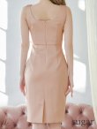 画像21: XS-Lサイズあり 【GINZA COUTURE/銀座クチュール】ヴィンテージフラワープリント/ スクエアネック/ ノースリーブ/ タイト/ 膝丈/ ミディアムドレス/ キャバドレス[OF2] (21)