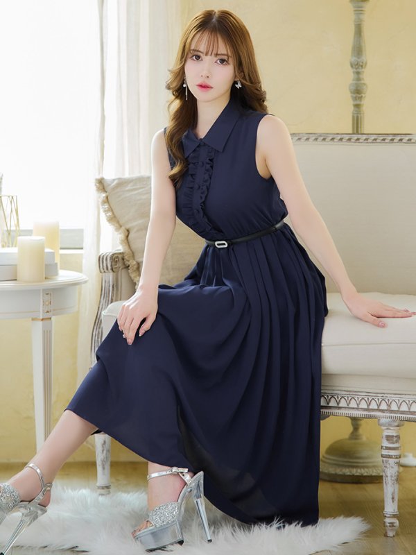 ネイビー モデル:ゆめ 身長:160cm:7号(Sサイズ)